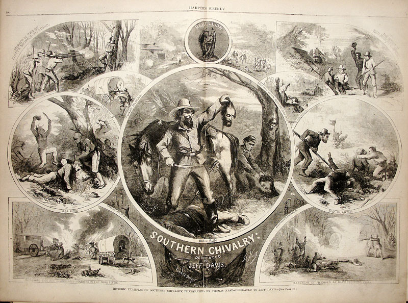 civil war nast christmas illustrations