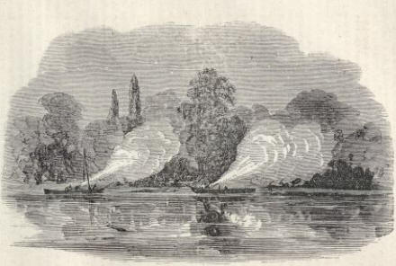 Bombarding Vicksburg