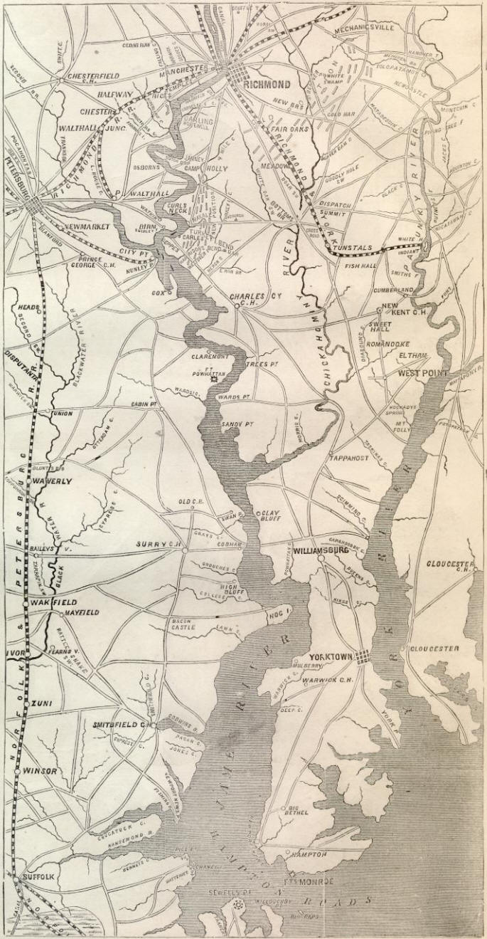 Virginia War Map