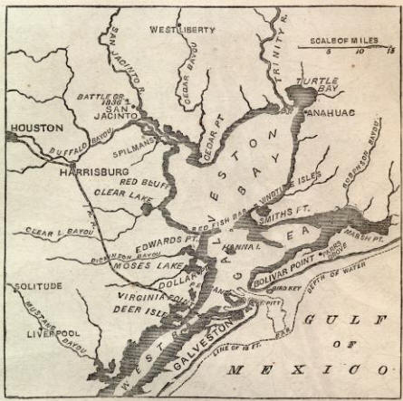 Galveston Harbor Map