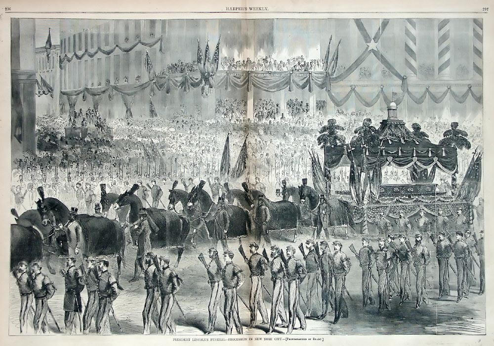 President Lincoln's Funeral Procession in New York