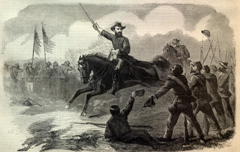 General Sheridan at the Battle of Five Forks