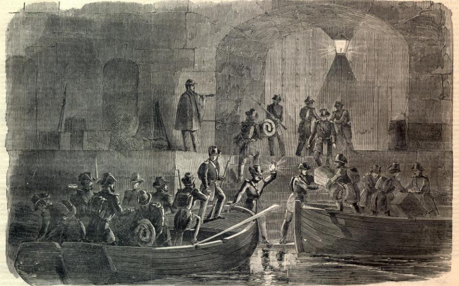 Major Anderson Enters Fort Sumter