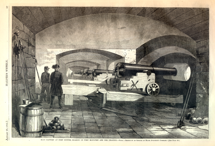 The Civil War Guns of Fort Sumter