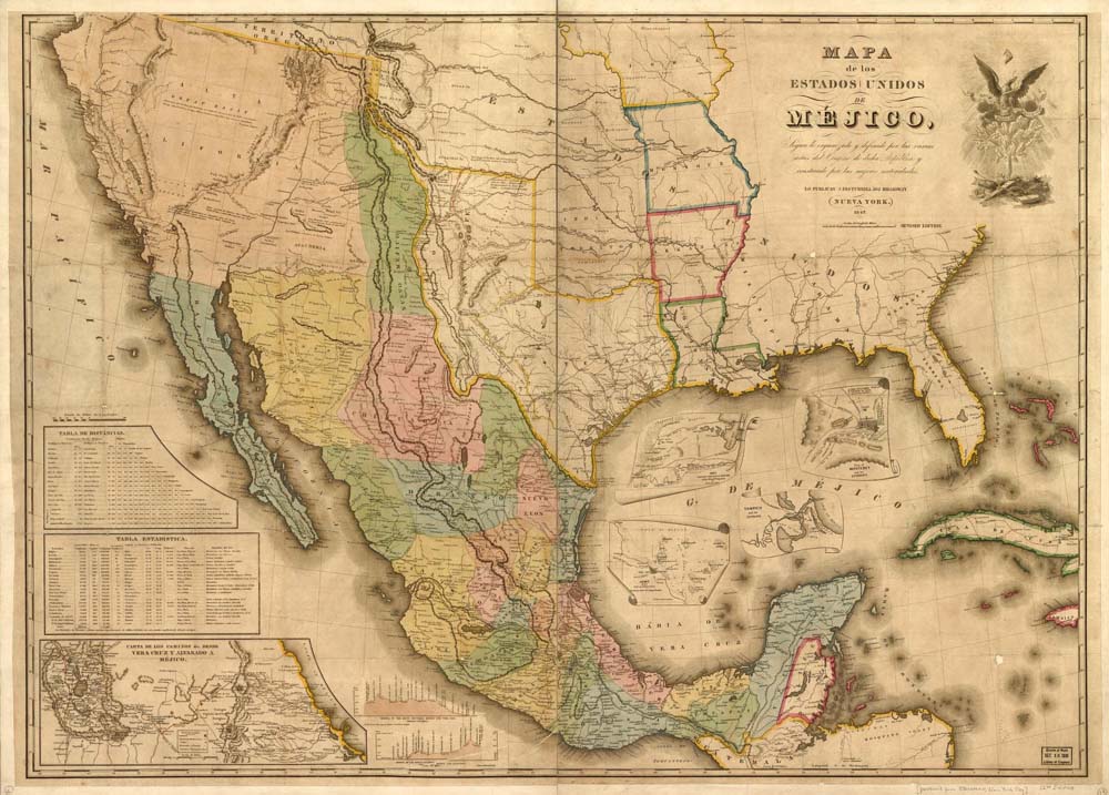 Map of Mexican War