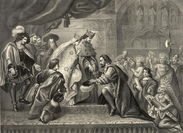 Columbus Before Isabella and Ferdinand