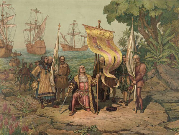 Columbus Landing in the New World