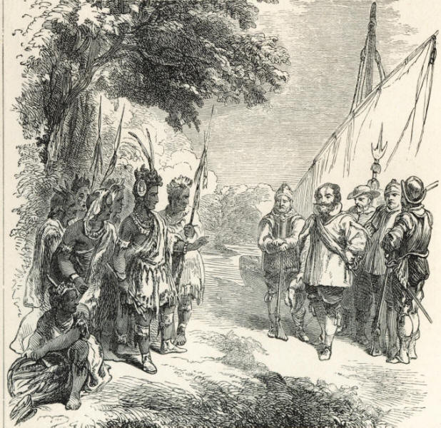 Smith Meeting Powhatan