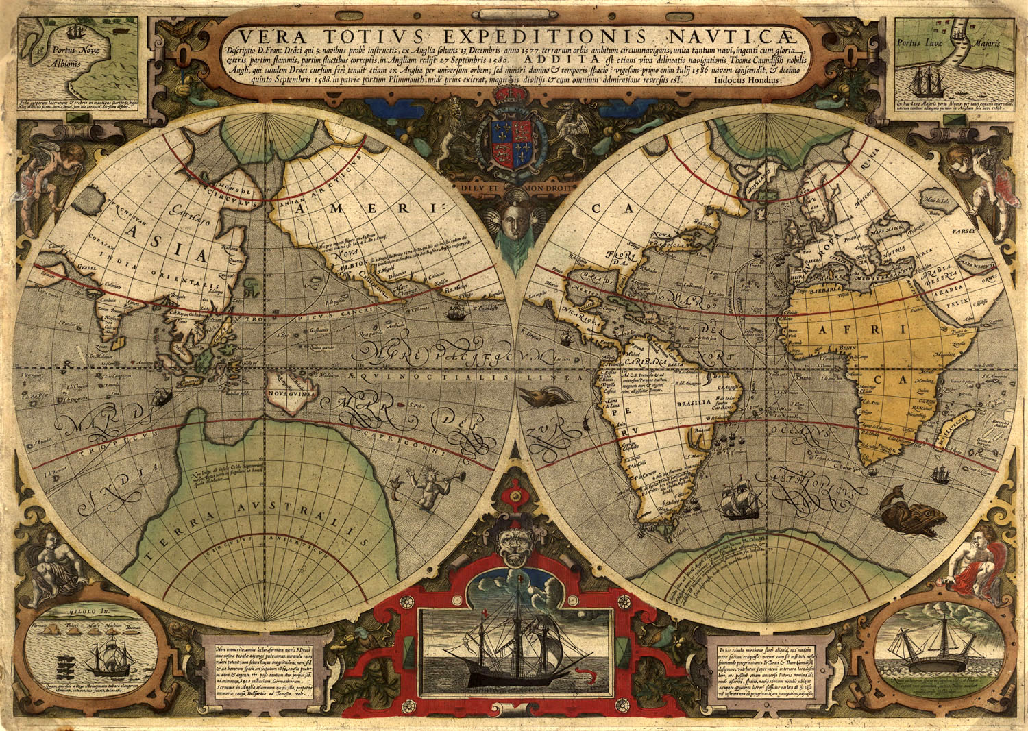 Sir Francis Drake Map