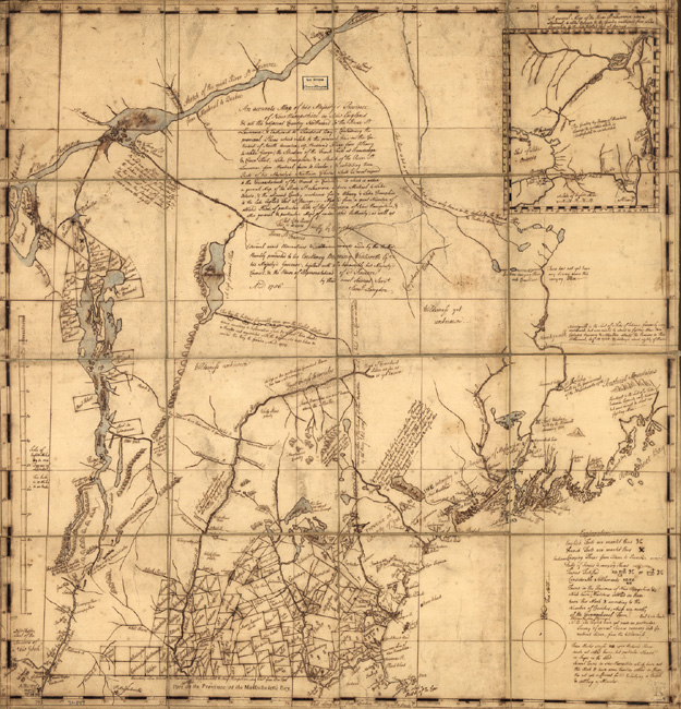 Map of New Hampshire Colony