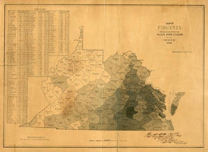 Virginia Slave Map