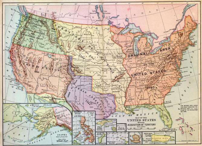 Us Map Before Louisiana Purchase