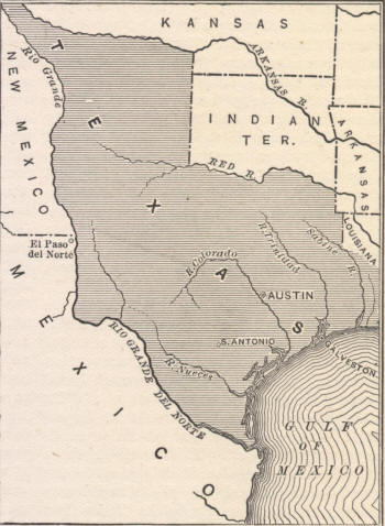 Republic of Texas Map