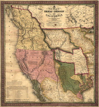 Us Map In 1846