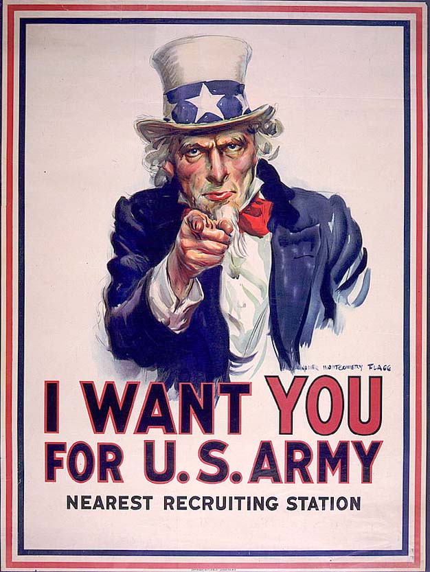 Uncle Sam Recruiting Poster